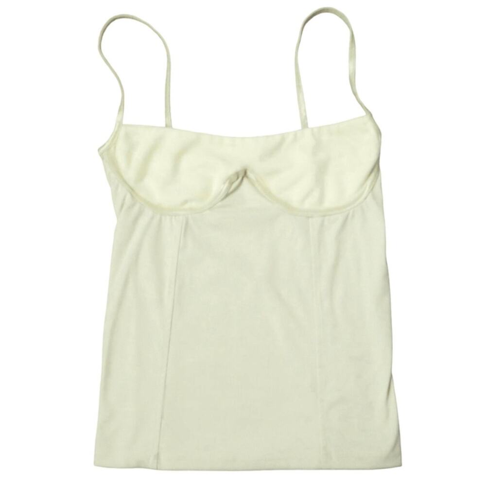 Olivaceous Cream Tank Top